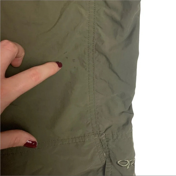 OUTDOOR RESEARCH Green Nylon Camping Casual Hiking  Shorts Size Women’s Small - Picture 8 of 11